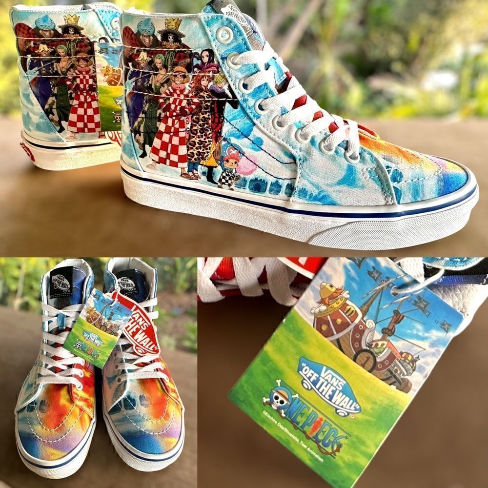 Vans One Piece x SK8-HI 'Punk Hazard' VN0007NS448 Size 5.5 Men 7 Women